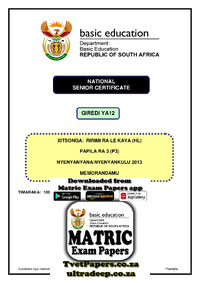 Xitsonga HL P3 Feb-March 2013 Memo.pdf